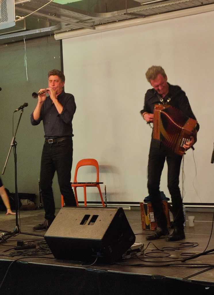 Le duo Hamon-Martin, en action lors du fest-noz